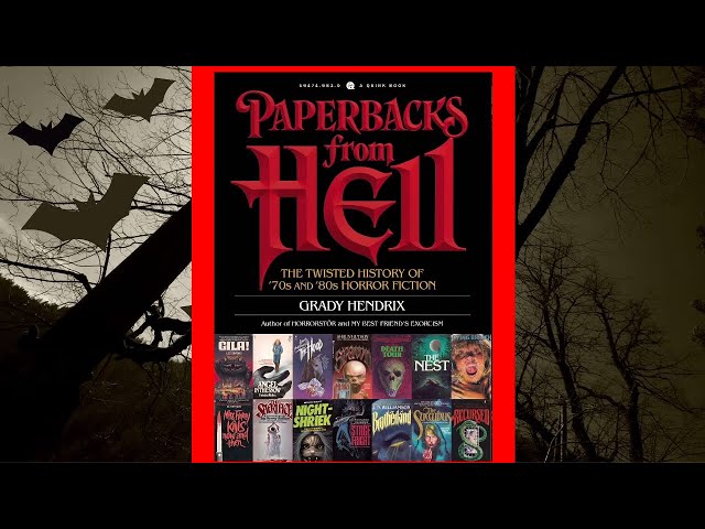 Vídeo relacionado con Paperbacks from hell: La oscura historia de la ficción de terror de los años 70 y 80 (Biblioteca Grady Hendrix)