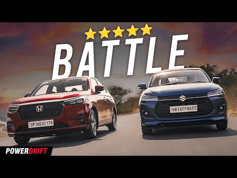 Best Sedan Under ₹10 Lakh? Dzire vs Amaze — 1 Litre Fuel Challenge | PowerDrift