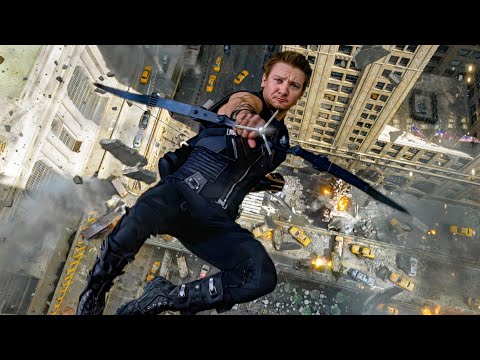 Hawkeye "I Got Him" Scene - New York Battle Scene - The Avengers (2012) Movie Clip