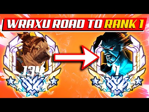 Wraxu Hanzo - Road to Rank 1! 40 elims! [ Overwatch Season 32 Top 500 ]