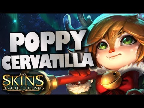 POPPY CERVATILLA ( Snow Fawn Poppy ) | SKIN EPICA 1350RP | LOL | Skin de Poppy