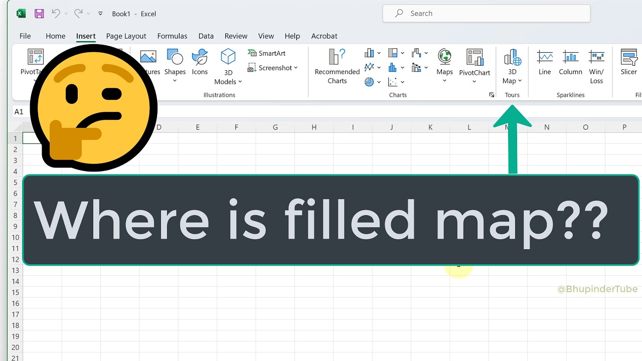 FILLED MAP MISSING EXCEL