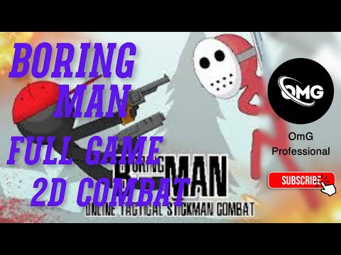 2D Combat 🔫 Boring Man / Full Game 💥