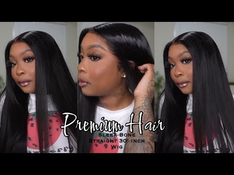 Peruvian lace front wig straight hair 20inch