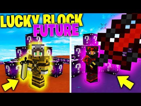 Minecraft ITA | SFIDA CON I LUCKY BLOCK DEL FUTURO! VOLIAMO SENZA CREATIVE Con KeNoia