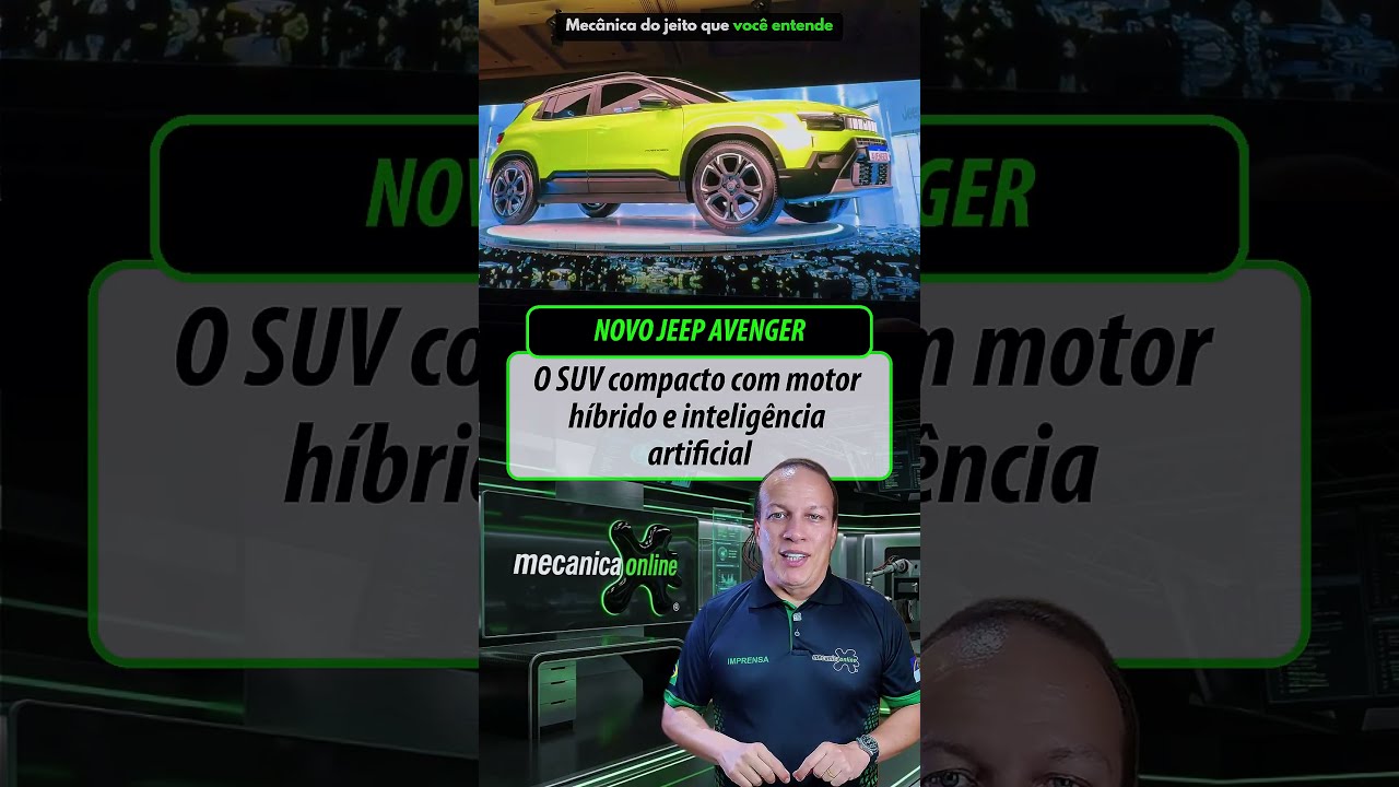 Novo Jeep Avenger: O SUV compacto com motor híbrido e ChatGPT a bordo