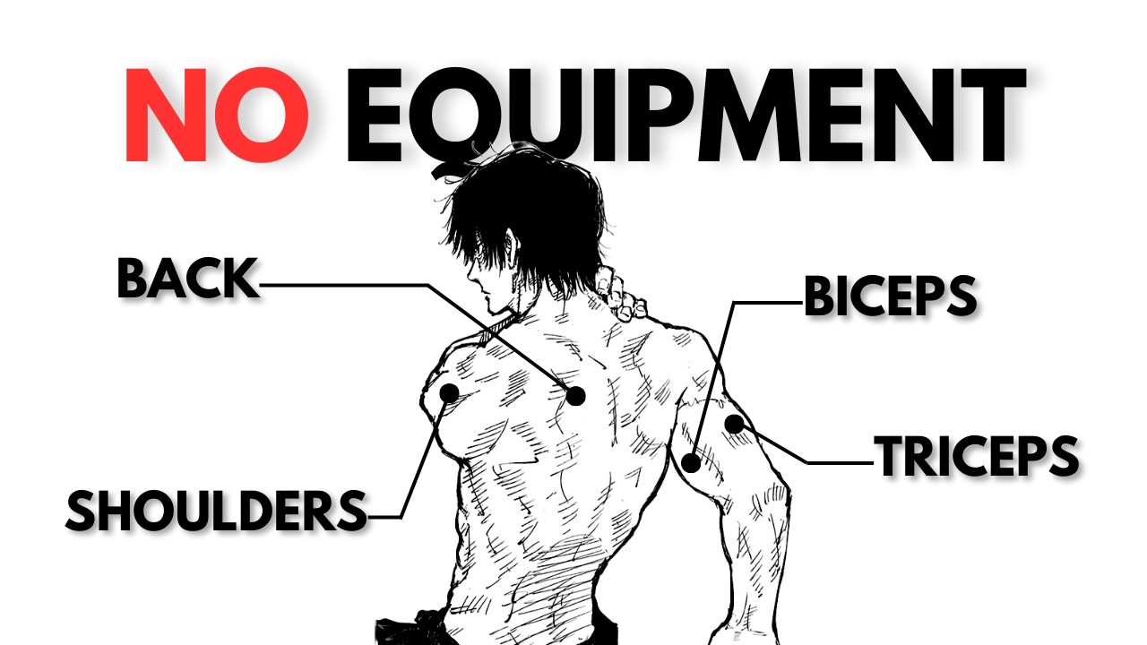 How to get an Anime-level physique at home with ZERO equipment