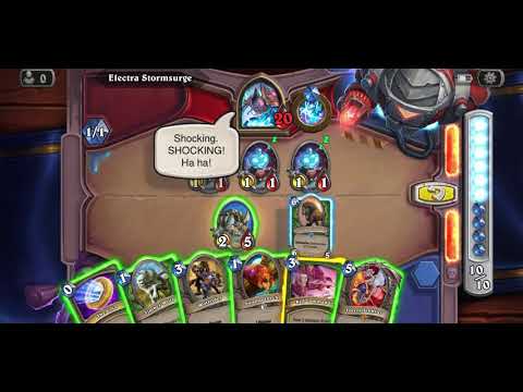 Hearthstone Puzzle Lab Lethal Electra Stormsurge Prides Fall 2/6