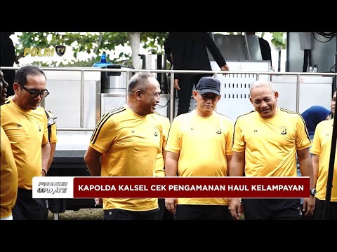 PRESISI UPDATE : KAPOLDA KALSEL CEK PENGAMANAN &amp; DAPUR UMUM HAUL DATU KALAMPAYAN 05/04/2025 13.00