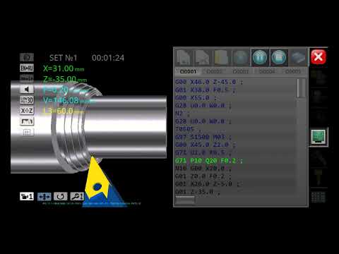 groove and g71 canned cycle turning program