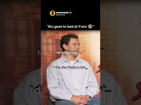 Tom Holland has some weird BedTimes. Zendaya, Spider-Man Brand New Day.