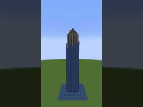 Minecraft tower at diffrent times...