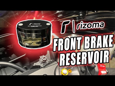 Yamaha R1 Rizoma Brake Reservoir Install! Best Front Brake Reservoir!