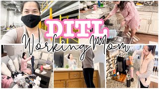 DAY IN THE LIFE OF A FULL TIME WORKING MOM // WORKING MOM ROUTINE // SPEED CLEANING MOTIVATION 2022