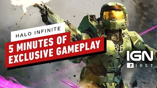 Halo Infinite Campaign Gameplay: 5 Minutes of 'The Conservatory' Mission video