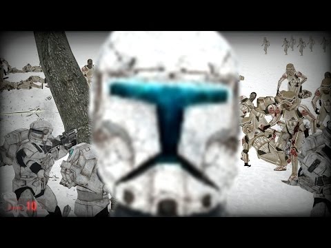 Republic Commando SNPCs vs Star Wars Death Troopers | Garry’s Mod