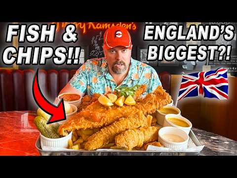 Rematching Harry Ramsden's World Famous British Fish and Chips Seafood Challenge!!