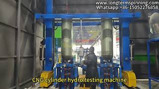 CNG cylinder hydro testing machine