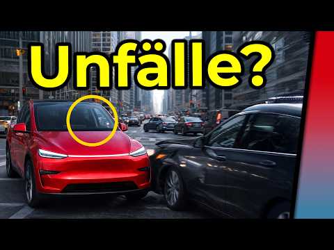 Elon Musk, was passiert hier? Tesla Robotaxi crasht häufiger als Menschen?! Neue Daten aufgetaucht!