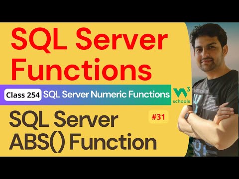 Sql Server Functions Sql Server Numeric Functions Sql Server Abs Function 31 254 W3schools