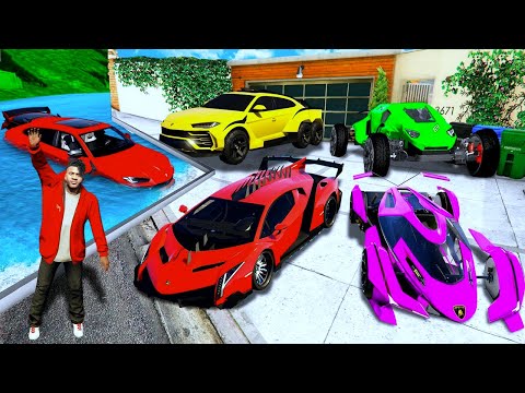 Tôi Đã Thu Thập TOÀN BỘ LAMBORGHINI Trong GTA 5