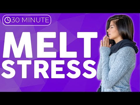 30 minute Yin Yoga for Stress Relief | MELT Tension & Stress