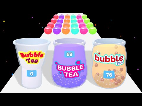 Bubble Tea Run! - ASMR Gameplay (All Levels)
