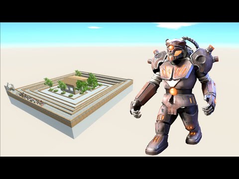 All Animals Flee To Survive The Alien Giant Horde Animal Revolt Battle Simulator #simulatorbattle