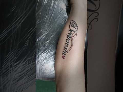#deepanshi #tattoo #name #india #status #video #life #shorts #india