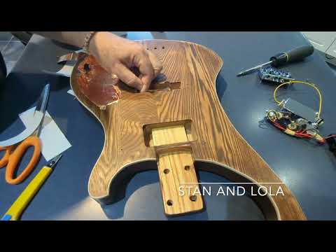 Leo Jaymz DIY Electric Bass Guitar Kits part # 3 project update