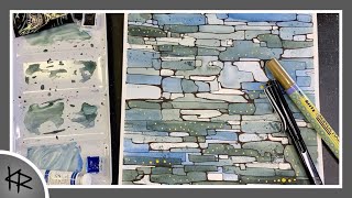Watercolor & Mixed Media - Fun & Easy Abstract Painting! 261 (with palette setup & brush prep)
