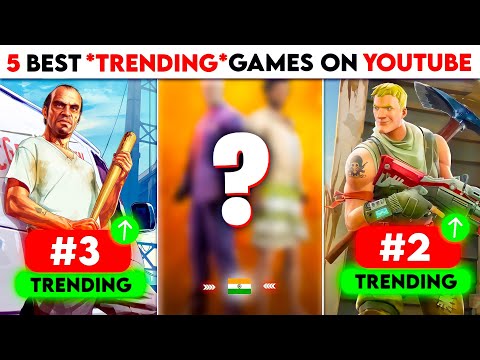 5 Best *TRENDING* Games On YOUTUBE in India 🇮🇳