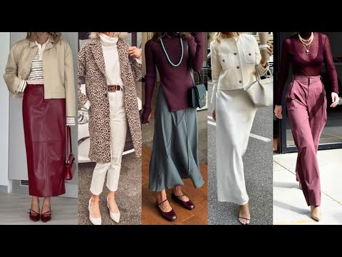 MODA y TENDENCIAS 2025 LOOKS con ROPA en tendencia de moda