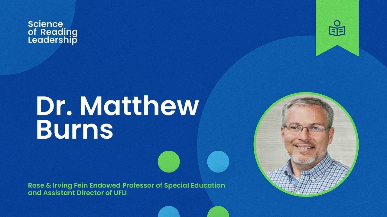 Effective Reading Strategies for Small Group Instruction with Dr. Matthew Burns