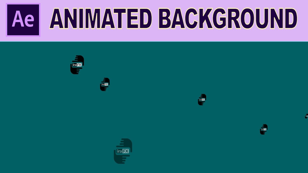 How to Create Animated Background with Logo - Adobe After Effects Tutorial