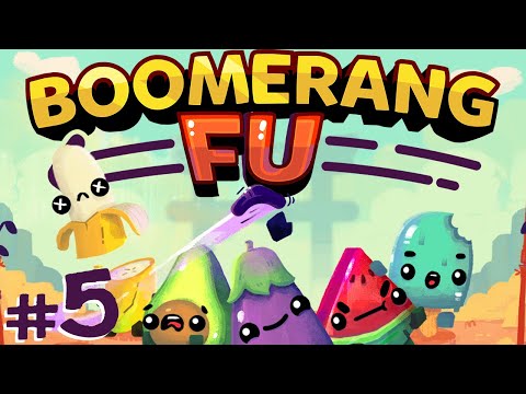Boomerang Fu - #5 - EVIL BLUE POPSICLE!! (4 Player Gameplay) - YouTube