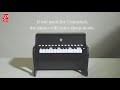 #HAPETOYS Learn with Lights Black Piano with Stool_Instruction