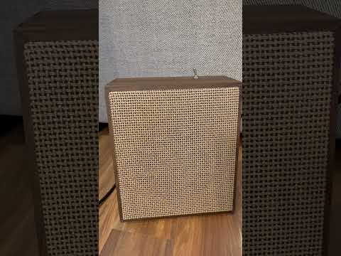 Vintage 1971 Utah 8" Guitar Speaker Cab in Mid-Century Slant Front Cabinet image 6