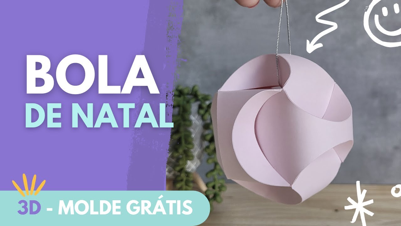 BOLA DE PAPEL | COMO FAZER ESTA BOLA DECORATIVA TRISQUEL – MARAVILHOSA PARA O NATAL