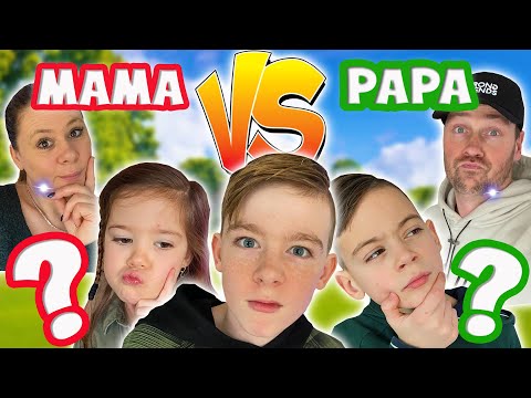 DE KINDEREN MOETEN KIEZEN TUSSEN PAPA OF MAMA !! - De Bakkertjes #645