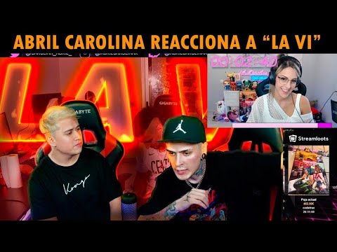 AbrilCarolinaX reacciona a "te vi" Lit Killah, FMK 😯🔥