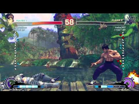 Ryukichikun [Fei] vs jyobin [Ryu] inaba360 [Seth] SSF4 Japanese Ranked Matches - Xbox Live
