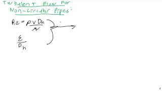 Non Circular Conduits and Minor Losses, Darcy-Weisbach - Fluid Mechanics