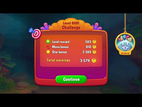 @Fishdom Win Strikes Super Hard Level 6076 - Special Level 6081 Challenge.