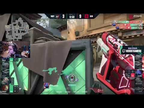 SHROUD REACTS TO 100T vs SEN - VCT Challengers NA - LOSER OUT - (MAP 1, HAVEN) - VALORANT