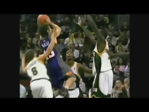 Steve Nash 21 Points 12 Ast @ Seattle, 2004-05.