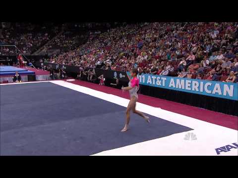 Jessica Lopez - Floor Exercise - 2011 AT&T American Cup