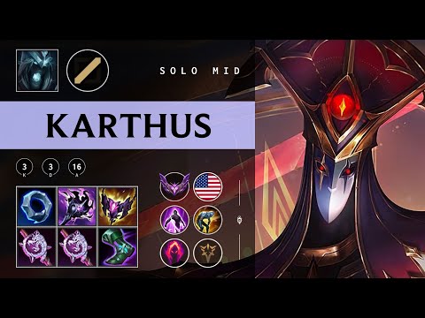 Karthus Mid vs Ziggs - NA Master Patch 25.22