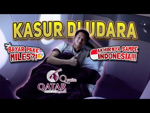 TERBANG KE JAKARTA DARI DOHA!! AKHIRNYA NYAMPE DI INDONESIA JUGA SETELAH PERJALANAN PANJANG!!!