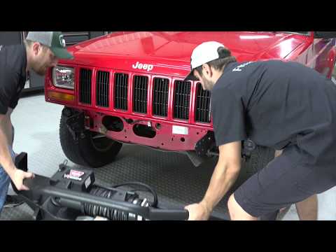 Bullhead Front Bumper XJ Cherokee Installation | FB22059 FB22060